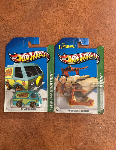 Hot Wheels The Mystery Machine Y The Flintstones -02 Carrito