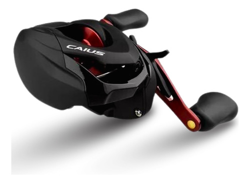 Carretilha Pesca Caius 151hg Shimano 7.2:1 Esquerda Cor Preto Lado Da Manivela Esquerdo