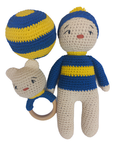 Amigurumis Muñecos De Apego Artesanal Caja Recién Nacido