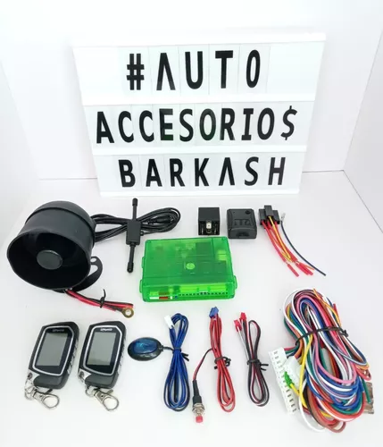 Kit Alarma Auto Código Variable Antirrobo Con App Bluetooth