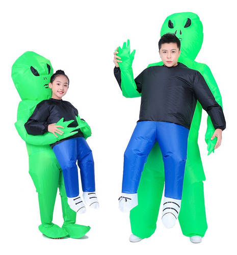 Alien Inflable Disfraz Traje Mujer Hombre Navidad Halloween