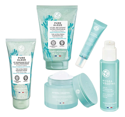 Set Hydra Vegetal Yves Rocher Tratamiento Facial Hidratante