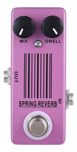 Pedal De Efecto Mosky Audio Spring Reverb Mp-51 Violeta