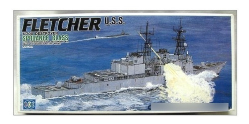 Maqueta Armable Del Crucero Fletcher, 1/700.  Jp