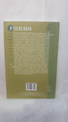 Livro Psicologia Corporal Volume 10 - José Henrique Volpi ; Sandra Mara Volpi - Editora Centro Reichiano (Usado)