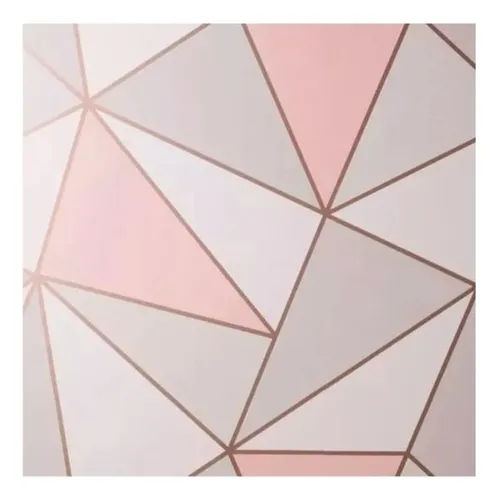 Papel Tapiz Autoadhesivo Triangulo 4 Colores Elegir 1unidad
