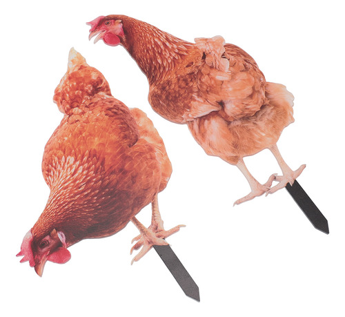 Estaca Acrílica Para Pollo, Colorida, Resistente A La Intemp
