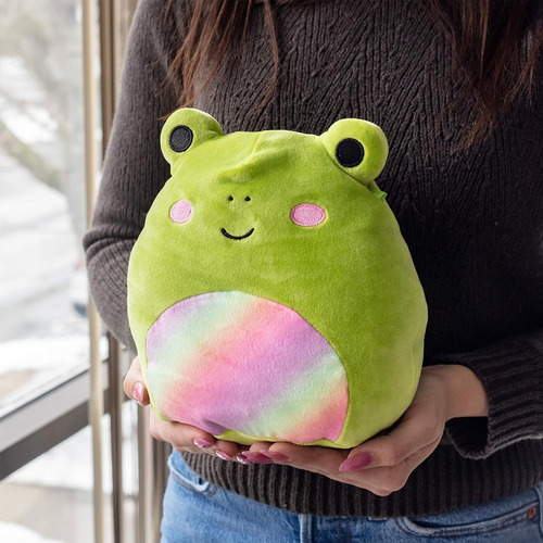 Squishmallows Doxl The Rainbow Frog De 8 Pulgadas, Con Licen