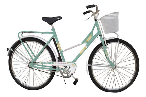 Bicicleta Musetta Barranquera Dama Rod. 26 Verde Agua