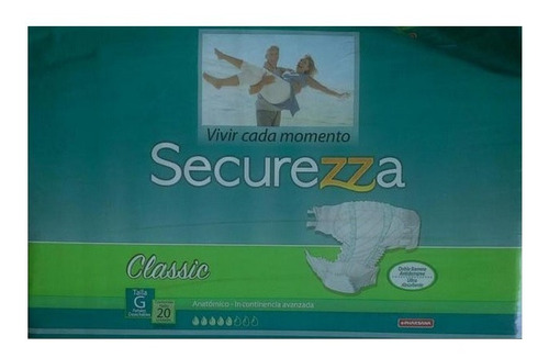 Protectores Para Adulto Securezza Premium Talla G 20 Und