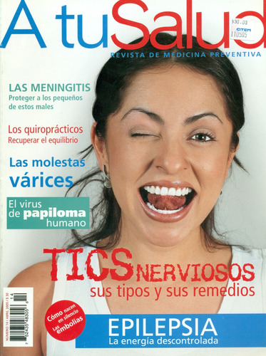 Revista A Tu Salud No. 14 Abril 2005 Tics Nerviosos 
