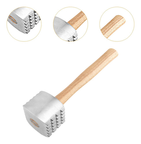 De Carne De Madera, Herramienta De Cocina, Martillo Para