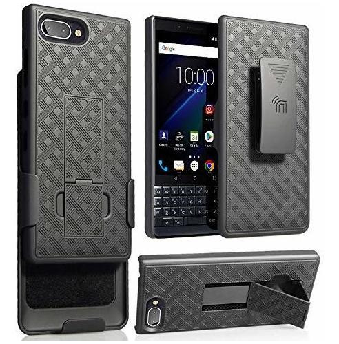 Funda Con Clip Para Blackberry Key2 Lee, Teléfono Móvil Desn