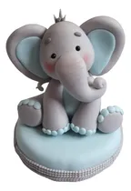 Comprar Adorno Torta Elefante Un Año Baby Shower Porcelana Fria 