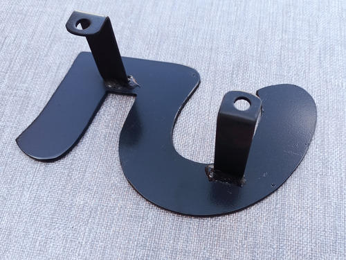 Números 15cm Letra Maiandra 3 Pack Placa Acero Negro Negro