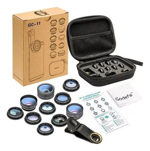 Kit De Lentes Para Celular 11 En 1 Gc11