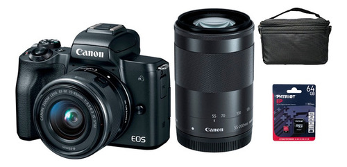 Canon Eos M50 Mark Ii + 15-45mm Is Stm + 55-200mm Is Stm