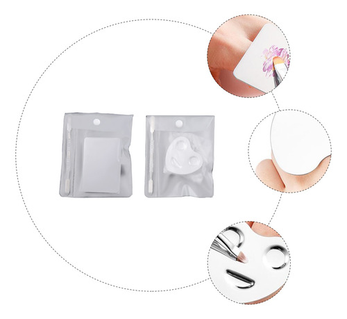 2 Conjuntos De Bandeja De Pintura De Unhas, Placa Prática De