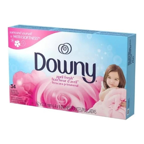 Toallitas Suavizantes Antiestatica Para Secadora Downy 34und