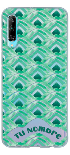 Funda Para Huawei Mujer Acuarela Con Tu Nombre