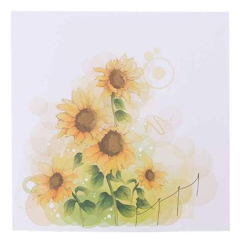 Tarjeta De Felicitación For Pop Up Sunflower Para Aniversari
