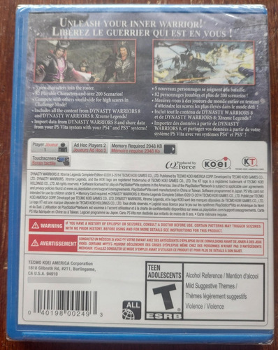 Dynasty Warriors 8 Xtreme Legends Complete Edition