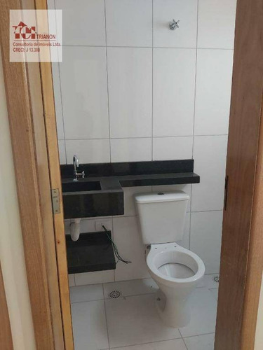 Imagem 4 de 15 de Cobertura C/ 90 M² - Sem Condomínio - 2 Dormitórios (1 Suíte), 1 Vaga - À Venda Por R$ 350 - Vila Pires - Santo André/sp - Co0945