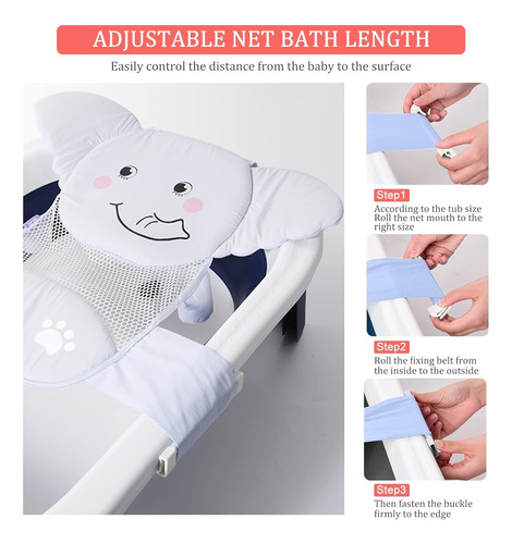 Red De Apoyo Para Asiento De Baño De Bebé, De Secado Rápido,