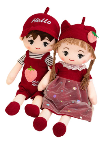 2 Uds Juguetes De Peluche Pareja Muñeca 60 Centímetros