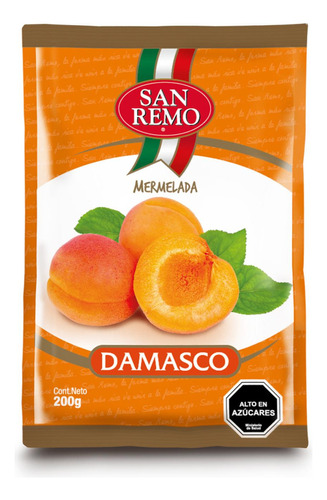 Mermelada De Damasco 200 Gr San Remo