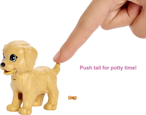 Juego De Muñecas Y Mascotas Barbie Doggy Daycare Con 4 Perro