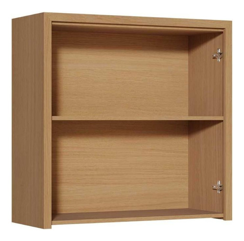Armário Aéreo Cozinha Condessa C/ 2 Portas 80cm Carvalho/cin