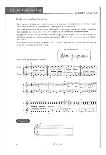 Flauta Travesera 4: Grado Elemental.