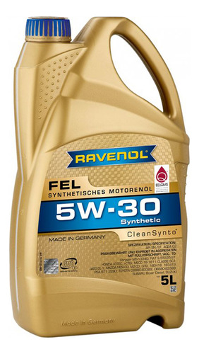 Aceite Ravenol 5w30 5 Litros. Sintetico. Smp Auto Camioneta