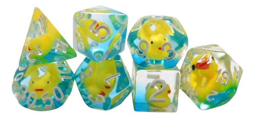 7x Dados De Varios Lados Suministros Para Fiestas Juego De