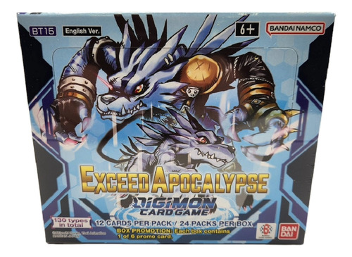 Booster Box Digimon Card Game: Bandai Digimon 2024 Bt-15 En