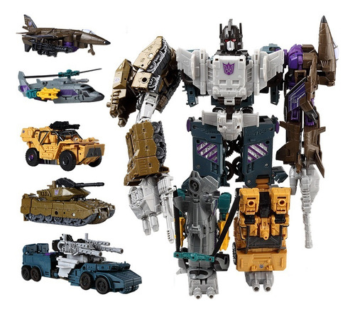 Modelo De Transformación De Combinadores Bruticus G1 5 En 1