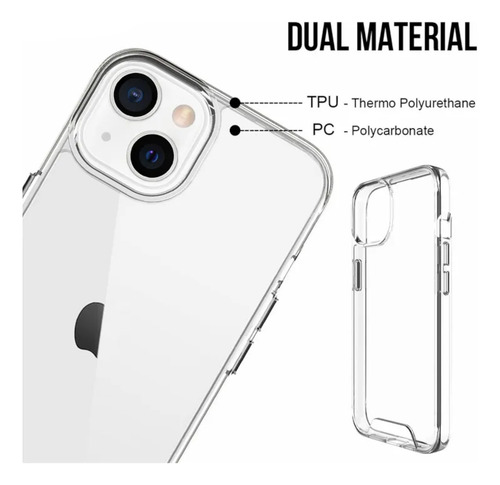 Capa Space Clear Para iPhone 14 14 Plus 14 Pro 14 Pro Max