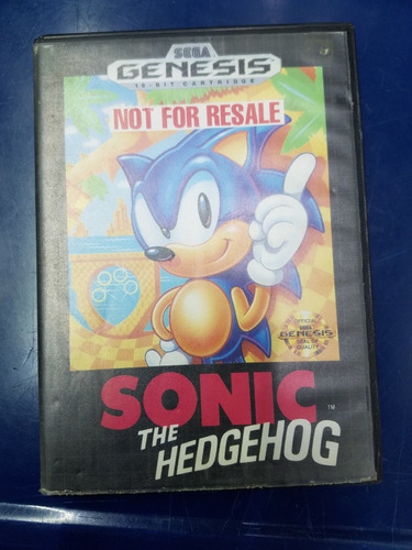 Sonic The Hedgehog Para Sega Génesis Original Físico 