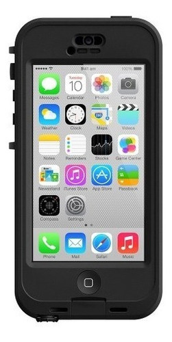 Carcasa Lifeproof Impermeable P/para iPhone 5c Negra/transpa