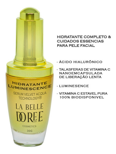 Luminessence La Belle Doree+ Vit C+ Ácido Hialurônico Sérum