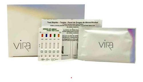 Kit 25 Test De Droga 5 En 1 | Thc Coc Amp Bzo Opi / Ohmni