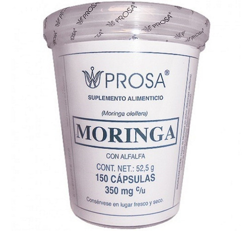 Moringa Con Alfalfa 150 Cápsulas Contra Colesterol