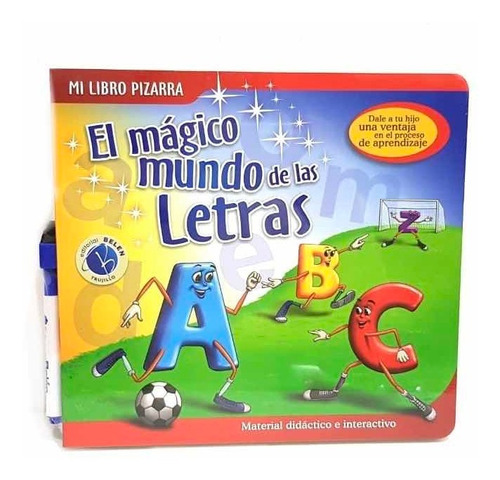 Libro Pizarra Mágica El Mágico Mundo De Las Letras Niños 3-5