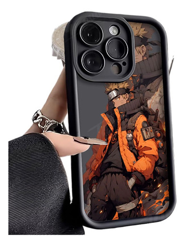 Funda De Teléfono Mate Anime Narutos Para iPhone 11 15 13 12