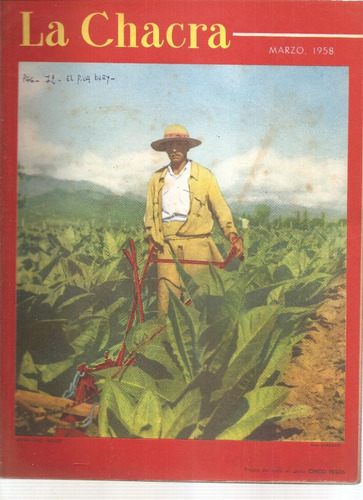 Revista La Chacra Nº 328 Marzo 1958