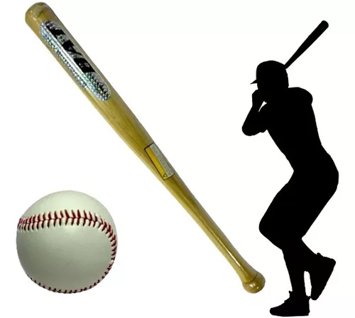  VATTEA Bate de béisbol de madera Bate de béisbol profesional de  madera dura Bate de béisbol Deportes al aire libre Bate de defensa personal  Bate of The Bit Bates Softbol Arma