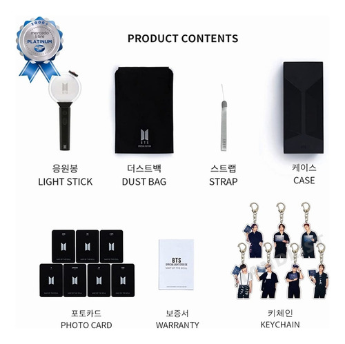 Lámpara Bangtan For Niños Bts Army Bomb Ver.4, Original .