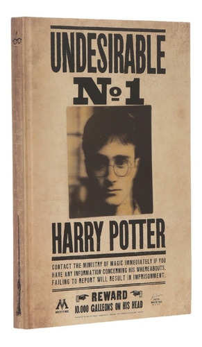 Libreta Harry Potter 3d Lenticular Marca Paladone