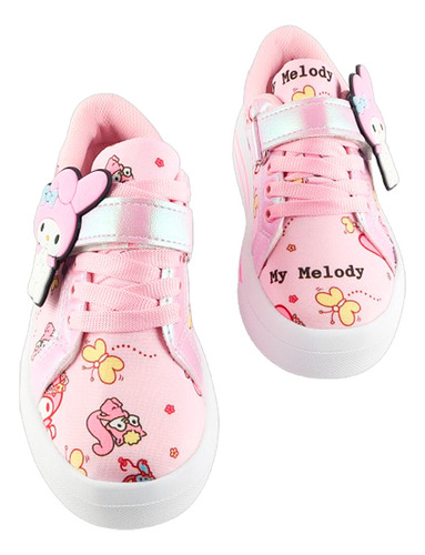 Tenis My Melody Niña Infantil Casual Luces Led Moda 1026-rmm